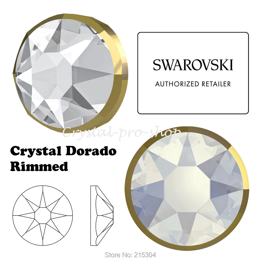 (Выберите вы хотите) элементы Swarovski Rimmed 2088/I (без горячей фиксации) плоская задняя