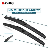 kawoo 2pcs car wiper blade 2416 for mitsubishi lancer 2008 auto soft rubber windcreen wipers blades car accessories