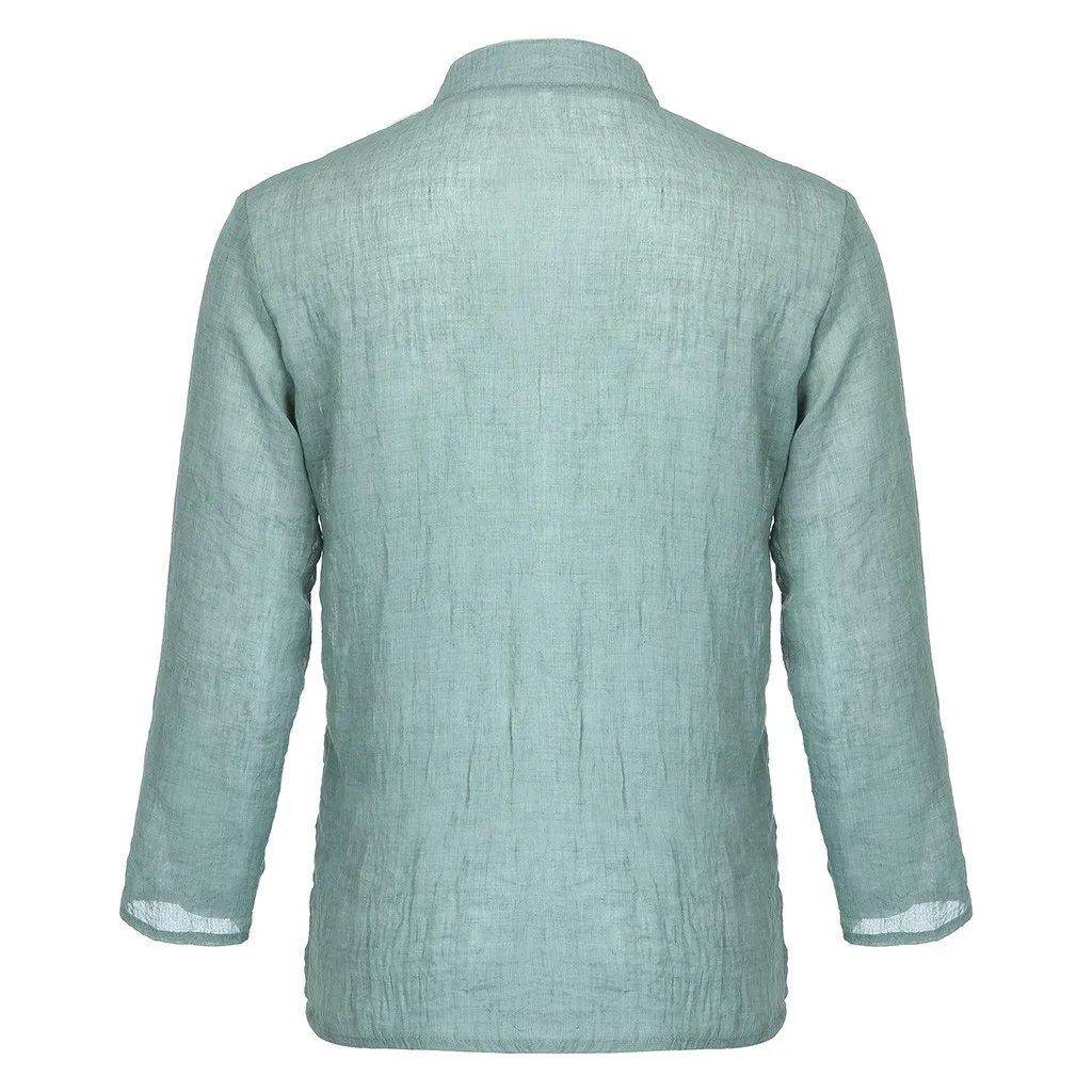 Летняя мужская рубашка, Camisa, стиль, длинный рукав, свободная рубашка, индивидуальная, хлопок-лен, чистый, блузка, топ, уличная одежда, Camisa masculina