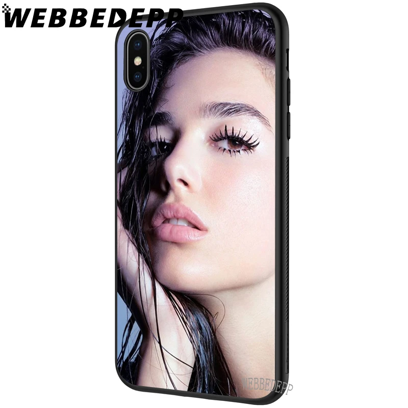 Мягкий чехол WEBBEDEPP Dua Lipa для iPhone 5 5S 6 6S 7 8 Plus X XS 11 Pro MAX XR