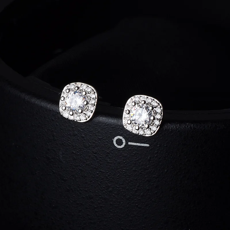 

Geometric zircon earrings,Jewelry & Accessories,Fashion Jewelry,Stud Earrings.
