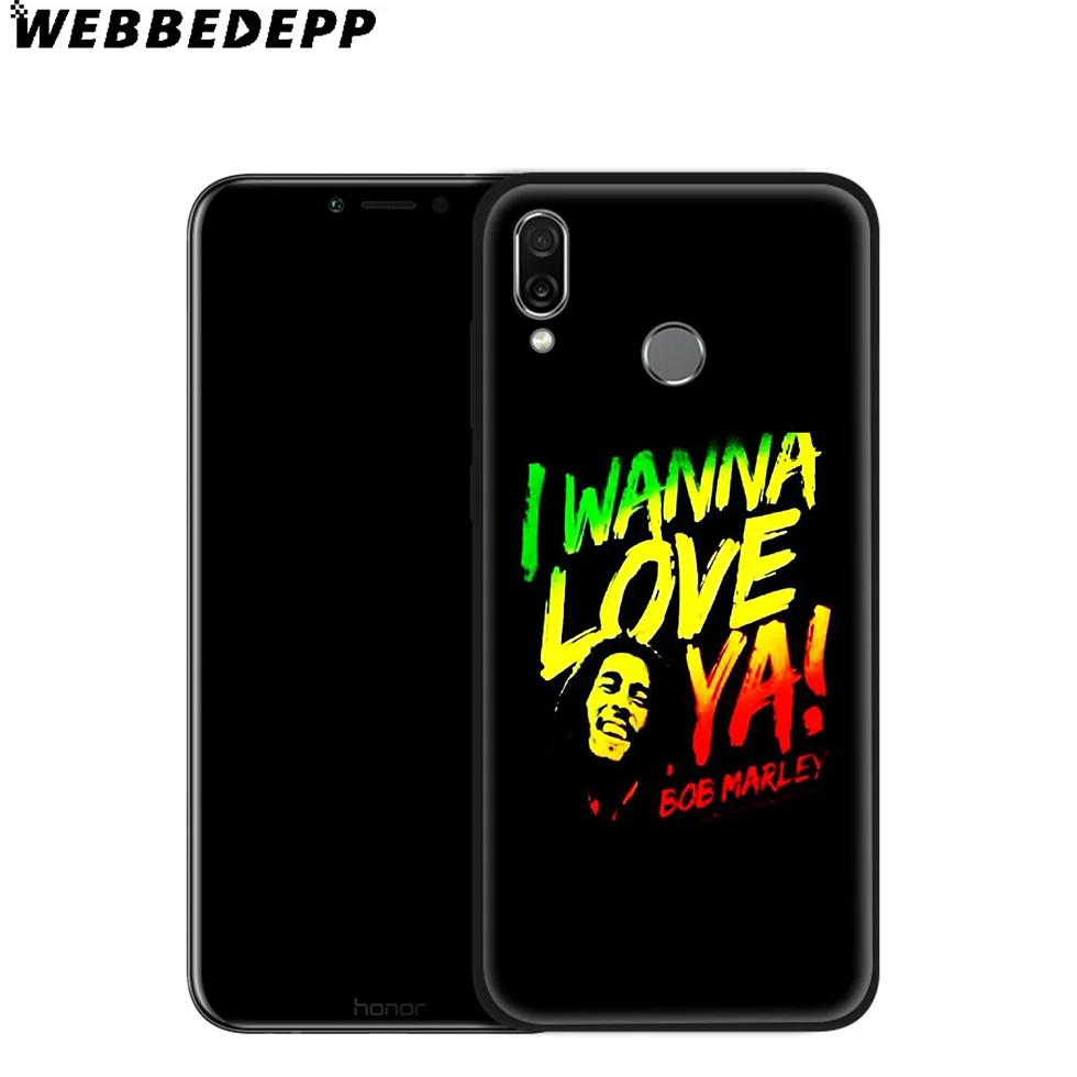 WEBBEDEPP Bob Marley Soft Case for Huawei P8 P9 P10 P20 P30 Lite Pro P Smart Z Plus 2019 Y6 Prime 2018 2017 Mini |