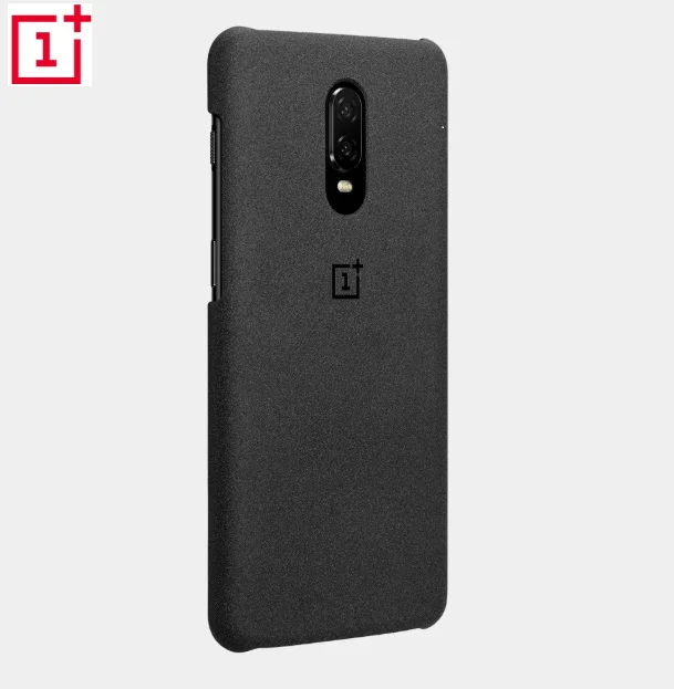Официальная задняя крышка OnePlus 6T чехол с песчаником Защитный Оригинальный