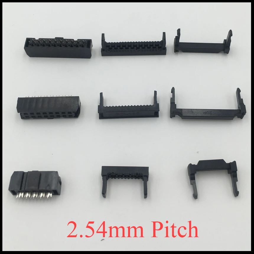 Двухрядный коннектор FC 26P 30P 34 P 26 30 Pins 2 54 мм разъем ISP IDC JTAG плоский кабель гнездовой