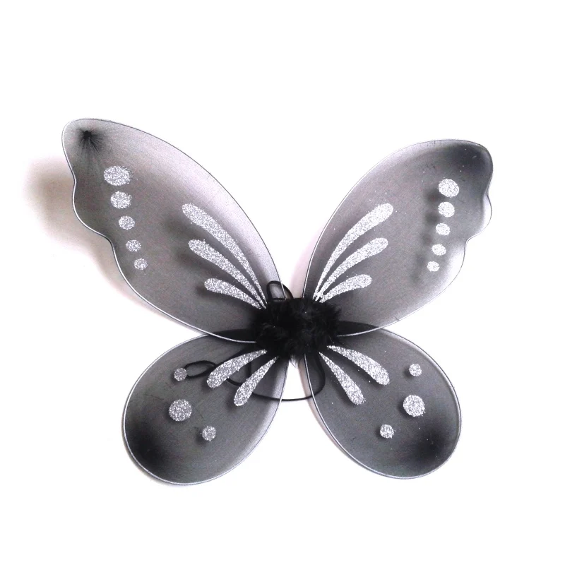 Нарядное платье на Хэллоуин костюм для девочек блестящее ангела феи бабочки