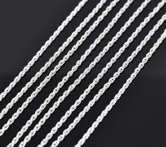 DoreenBeads посеребренный сплав 2 мм x 0 45 1 м Новый | Украшения и аксессуары