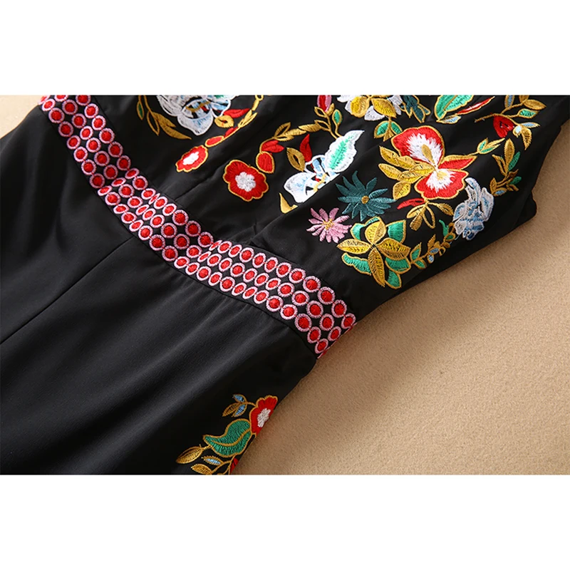 HIGH STREET новейшая мода дизайнерский комбинезон женский элегантный костюм отложной воротник широкие ноги с цветочным принтом Комбинезон