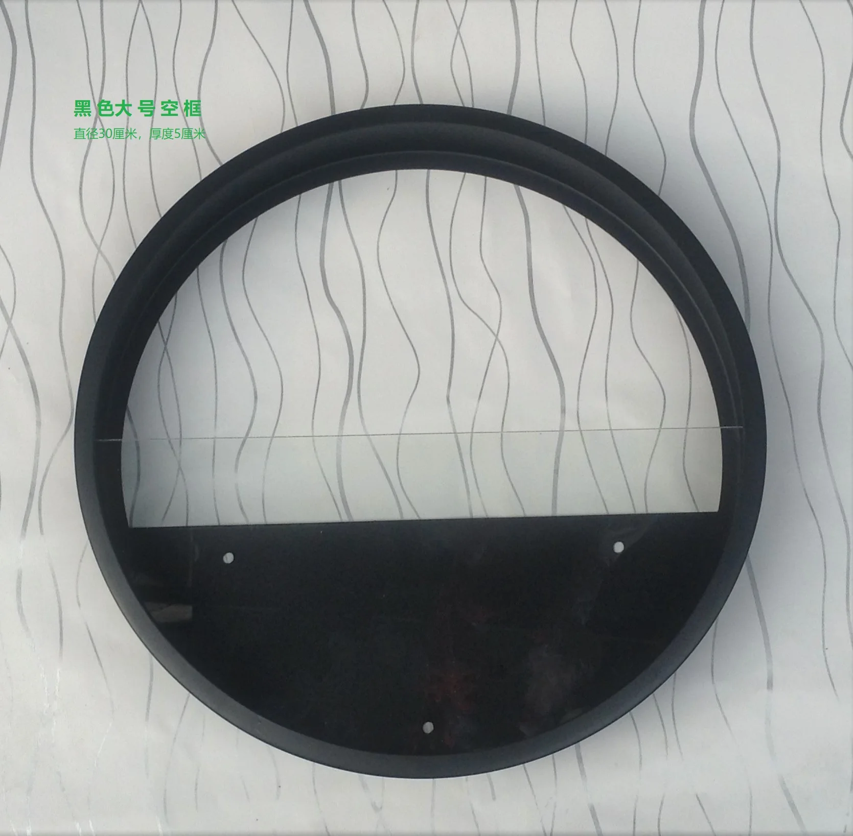 Black-30cm Короткая настенная ваза железная искусство сплошной цвет Искусственный цветок цветной каменный держатель подвесные вазы для дома Рождественская вечеринка украшения - Цвет: Black-30cm
