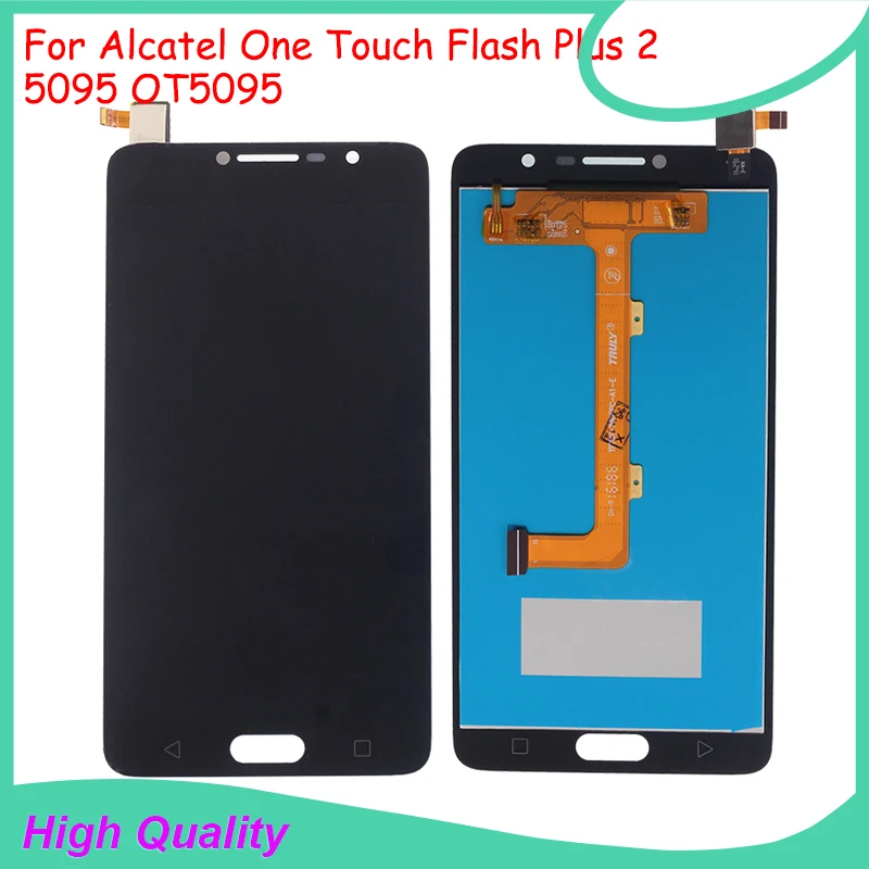 

Original Quality For Alcatel One Touch Flash Plus 2 5095 OT5095 LCD Display With Touch Screen Digitizer Assembly 100% warranty