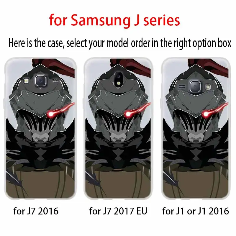Чехол Goblin Slayer для телефона Samsung Galaxy j6 J8 J7 J5 J3 J4 Plus 2018 2017 2016 J610 Prime Мягкий силиконовый