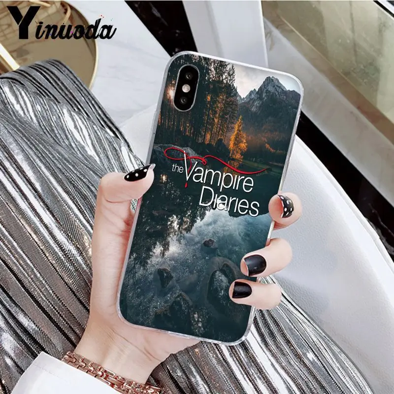 Yinuoda Дневники вампира Стефан Деймон Сальваторе чехол для телефона для Apple iPhone 8 7 6 6S Plus X XS MAX 5 5S SE XR мобильные телефоны