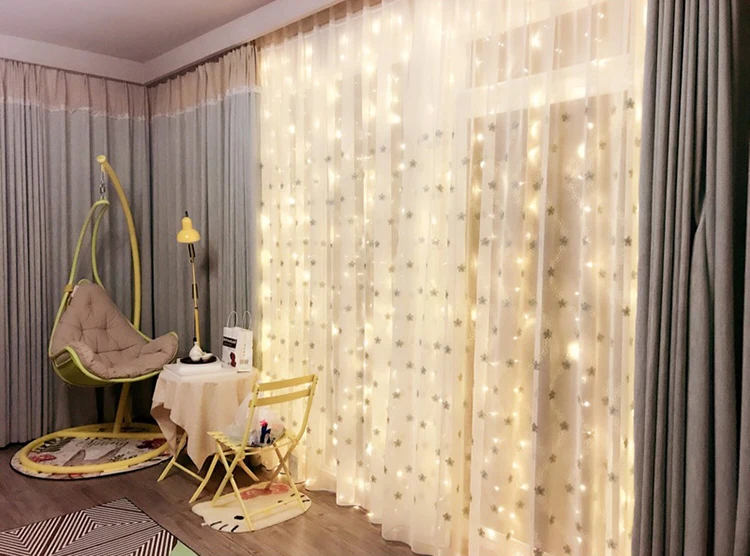 110-240 в 3x3 м светодиодный светильник s веб-светильник luces Led decoracion наружные декоративные фонари гирлянда Рождественский Сказочный светильник s string