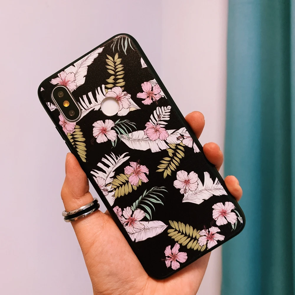 Мягкий силиконовый чехол для Xiaomi Mi 8 SE A1 A2 Lite Redmi Note 5 Plus 3 6 7 6A Pro S2 Pocophone F1 Flamingo с