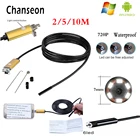 Эндоскоп Chanseon, объектив 7 мм, золотой, OTG, USB, адаптер для Android, HD-камера, бороскоп для проверки телефона, промышленная камера эндоскопа