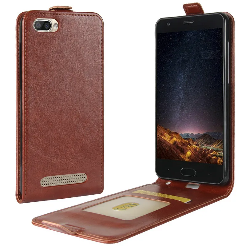 WIERSS кожаный чехол в стиле ретро Для Doogee X20 X20L 5 0 дюйма кожаные флип Чехлы чехлы coque