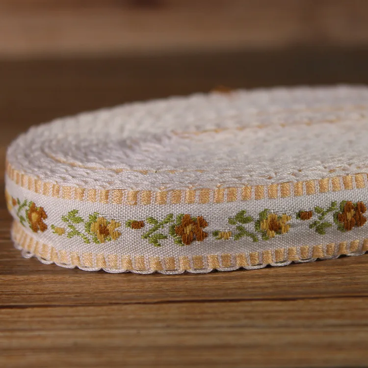 20 ярдов * 2 см жаккардовые кружевные ленты сделай сам лента для шитья одежды