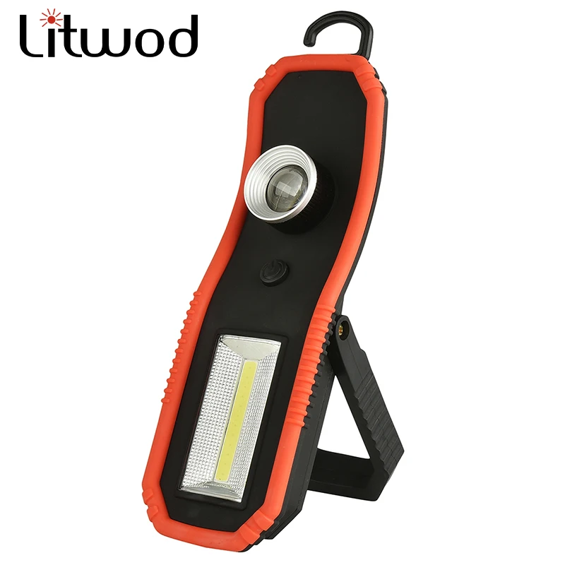 Litwod Z20918 светодиодный фонарик XML Q5 + COB 2000LM водонепроницаемый фонарь Магнитный
