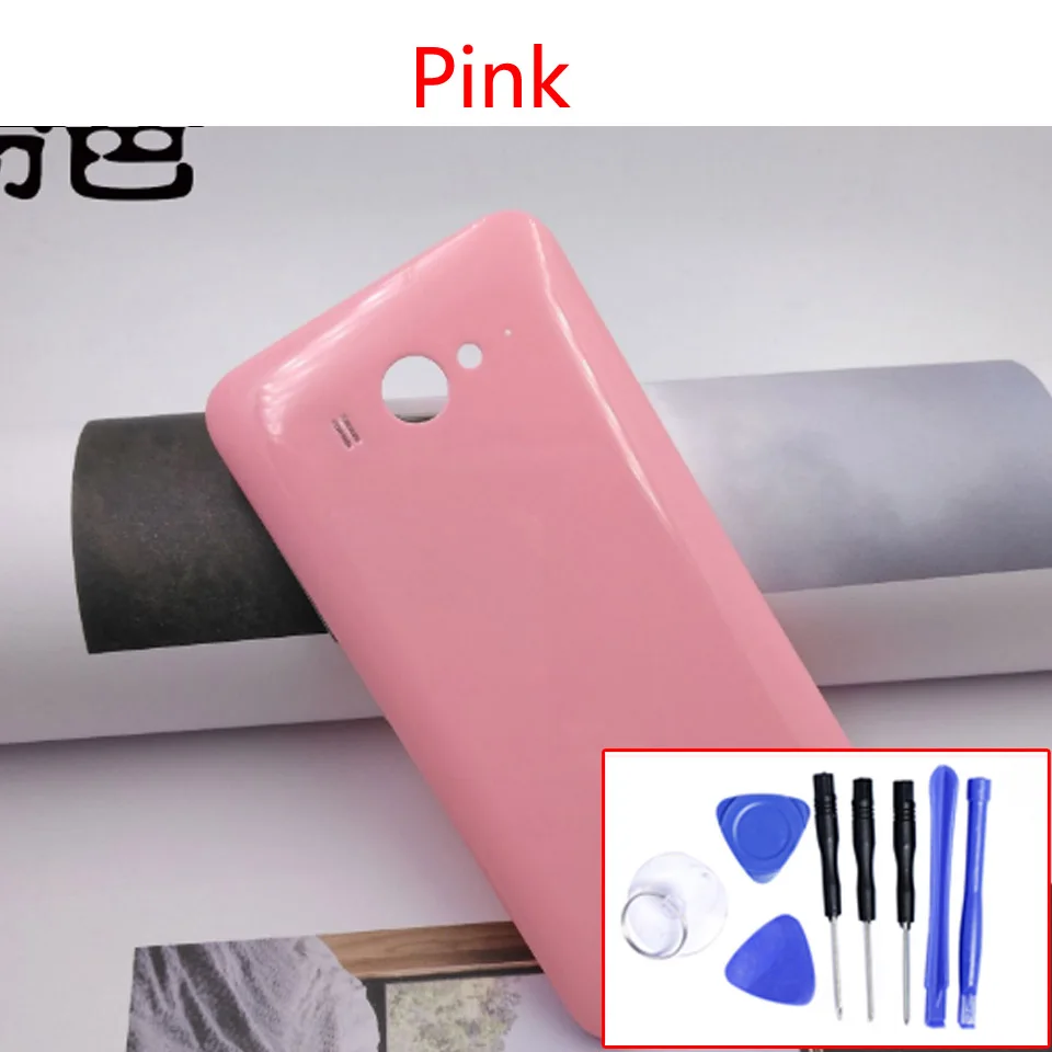 Новинка 4," крышка аккумулятора для Xiaomi mi 2 mi 2 mi 2 задняя крышка корпуса КОРПУСА корпуса с боковой кнопкой - Цвет: Pink-With tool