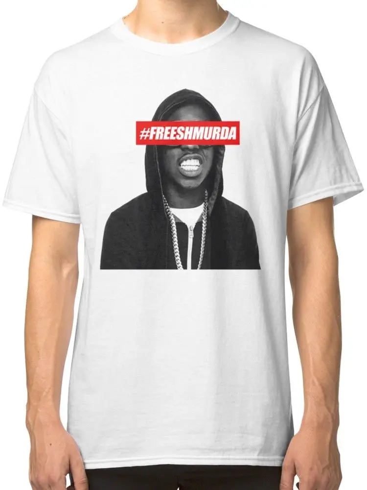 SHMURDA белые футболки Футболка Одежда Горячая Лето 2017 г. Для мужчин 'S t рубашка