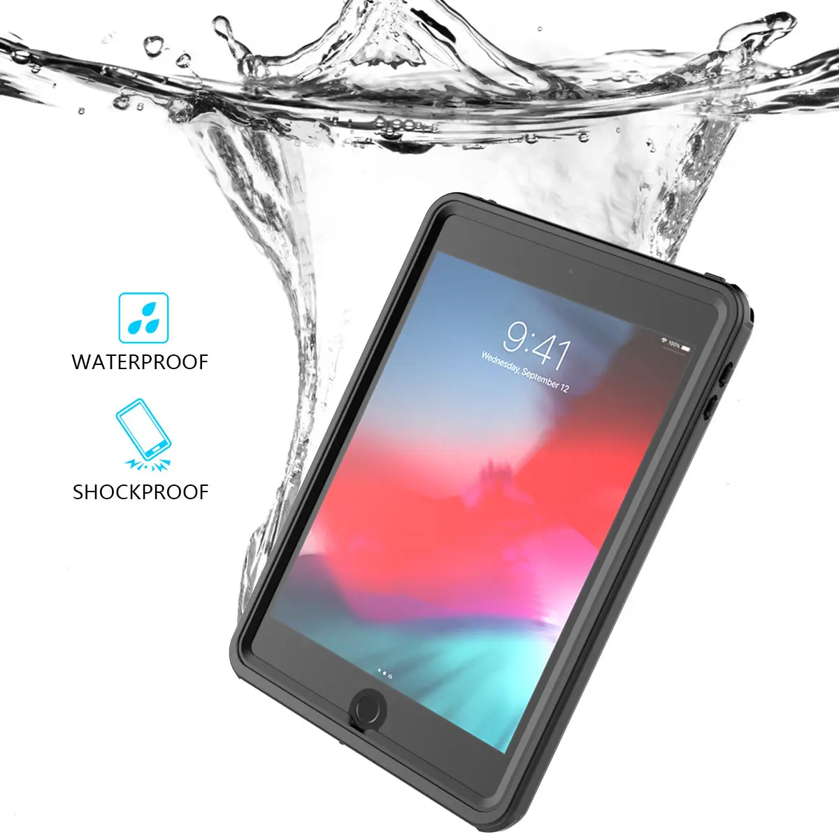 Водонепроницаемый Чехол IP68 для iPad Mini 5 чехол с защитой от царапин на весь экран