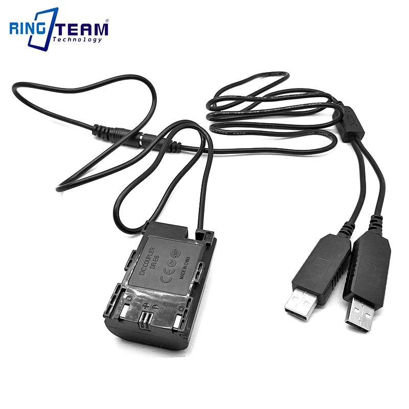 8 В постоянного тока 5525 двойной USB кабель питания для Canon () светодиодный