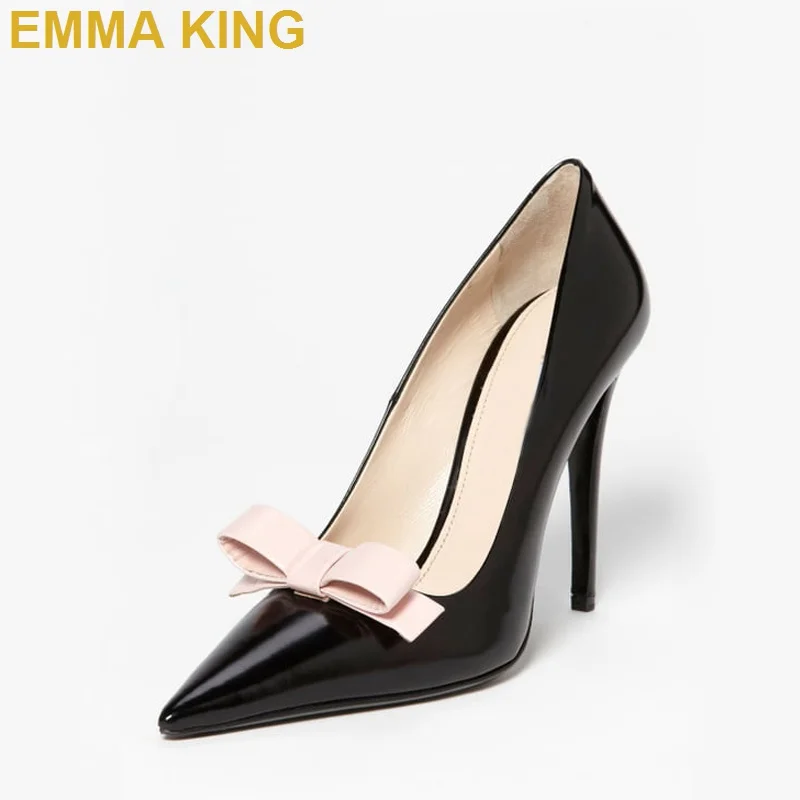 Женские туфли на шпильке 10 см 12 розовые из искусственной кожи высоком каблуке