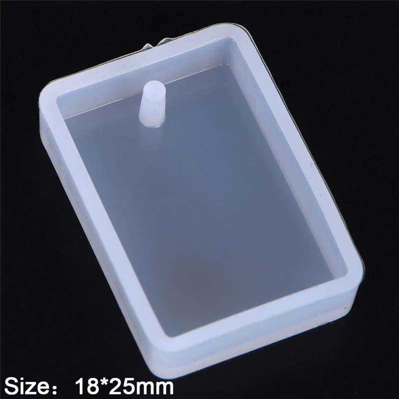 

5 Pcs Shapes Silicone Moulds Charm Pendant With Hanging Hole DIY Molds Jewelry Making Tools