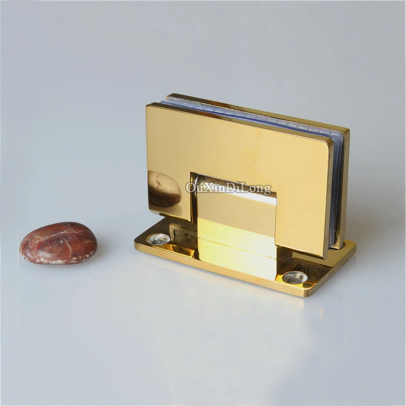 Горячая Распродажа 2 шт. нержавеющая сталь титан золото безрамочные дверные