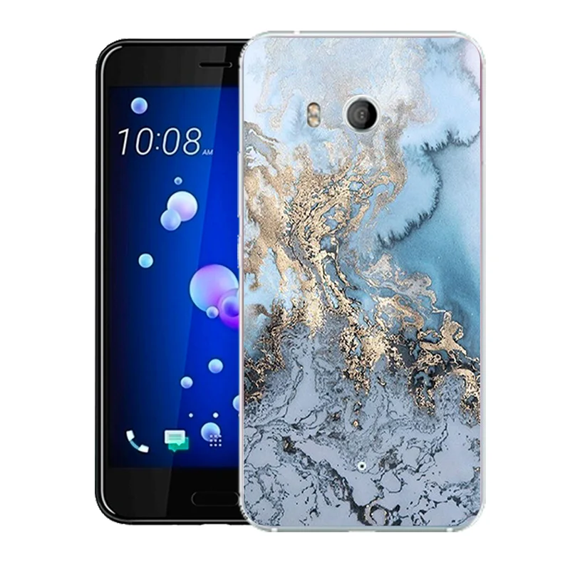 Чехол s для htc u 11, чехол, 5,5 дюйма, мягкий ТПУ, силиконовый, мраморный принт, для htc u 11, чехол для телефона Fundas для htc u 11 U11 - Цвет: 02
