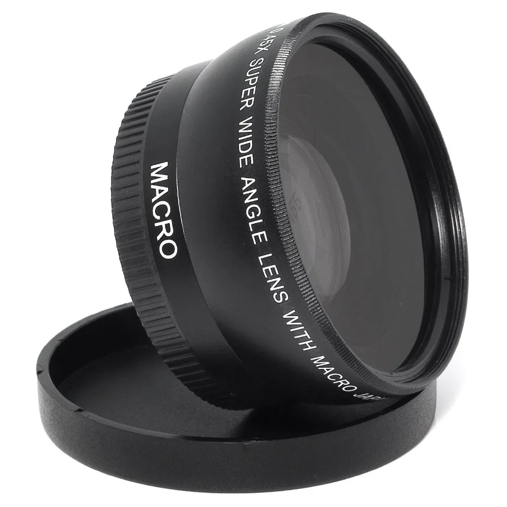 Широкоугольный объектив Lightdow 55 мм 0.45x + макрообъектив для Sony Alpha A77 A280 A290 A380 A390 A580 A590