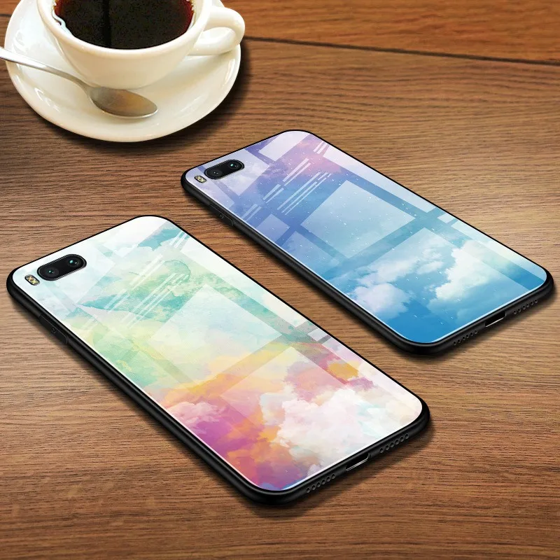 Роскошный цветной чехол для телефона Huawei P Smart Plus 2019 из закаленного стекла Honor 8X 9X 20