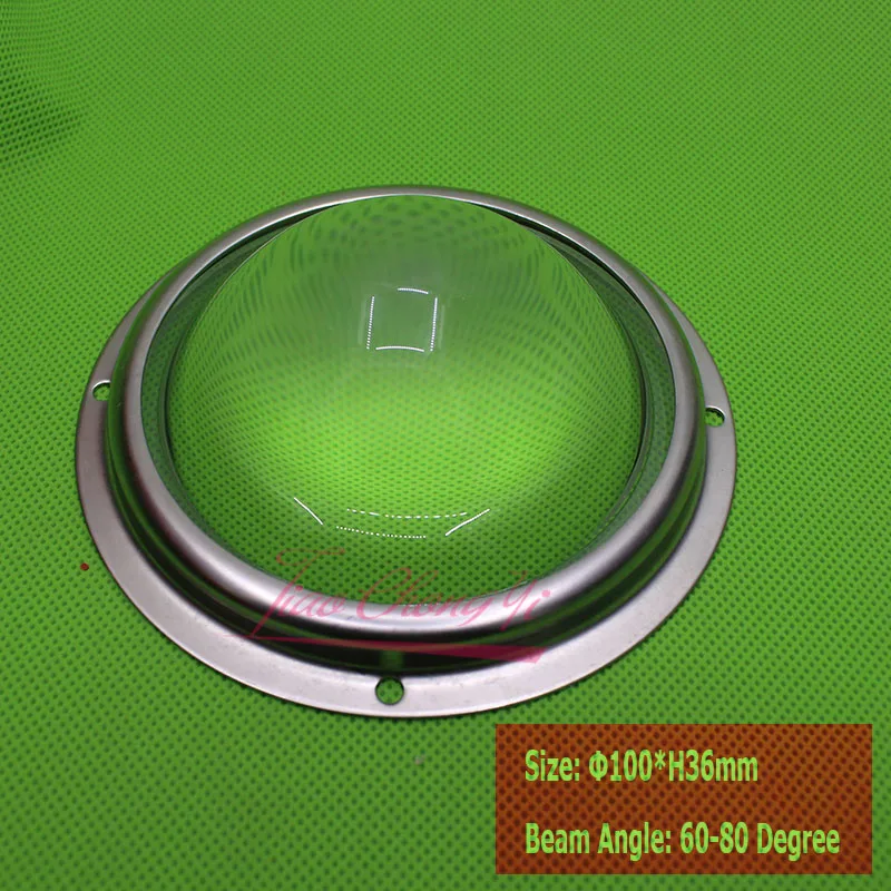 Стеклянные линзы D100mm угол луча 120 градусов для Cree CXA3590 CXB3590 на светодиодной