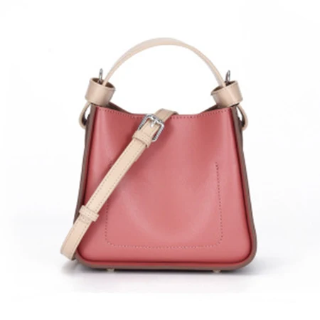 Rose Летние Новые хит цвета натуральная кожа женские Hnadbags маленькая Роскошная брендовая дизайнерская сумка-мешок женская сумка через плечо - Цвет: Rose