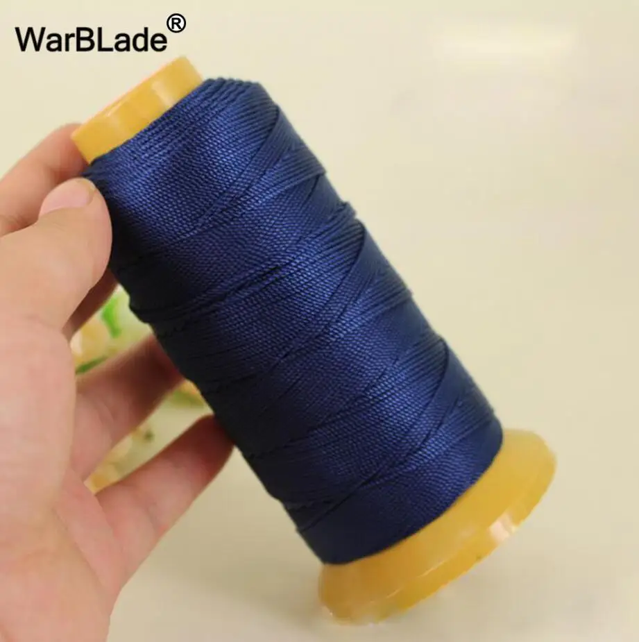 Dark blue WBL 0,2 мм 0,4 мм 0,6 мм 0,8 мм 1 мм полиамидный шнур, нейлоновый шнур, нить для шитья, шелковое Бисероплетение, шнур для плетения ювелирных изделий своими руками - Цвет: Dark blue