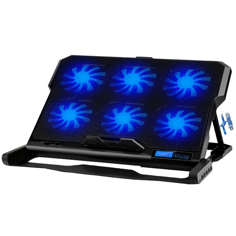 Охлаждающая подставка для ноутбука 2 порта USB и шесть вентиляторов охлаждающая 14 6