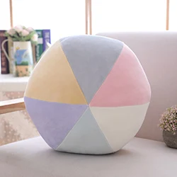 Ball grey Красочные Луна Звезда счастливое облако Радуга раковины холм мяч стрельба звезда плюшевая подушка натуральная мягкая подушка диван стул Декор - Цвет: Ball grey