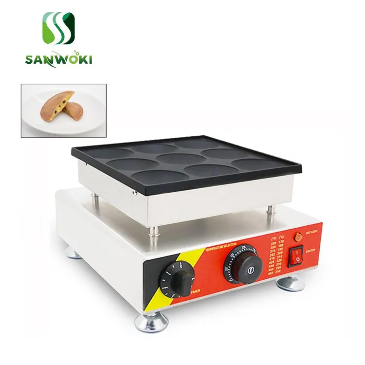 Коммерческий для булочек вафель чайник 220V 110V Электрический Poffertjes мини машина