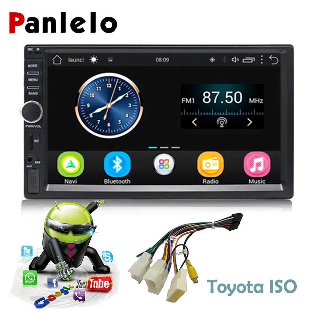 Прекрасно!! Автомобиль gps навигации Android автомобиля 2 Din радио Bluetooth 7 дюймов HD