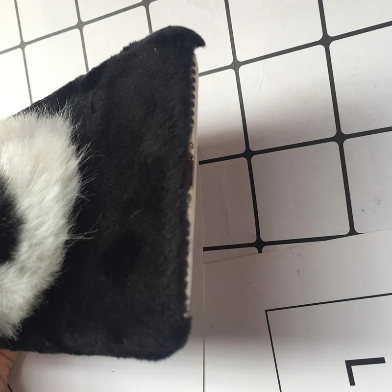 Милый пушистый зимний теплый чехол с котом для телефона iPhone 14 13 12 11 Pro Max X XR XS 8 7