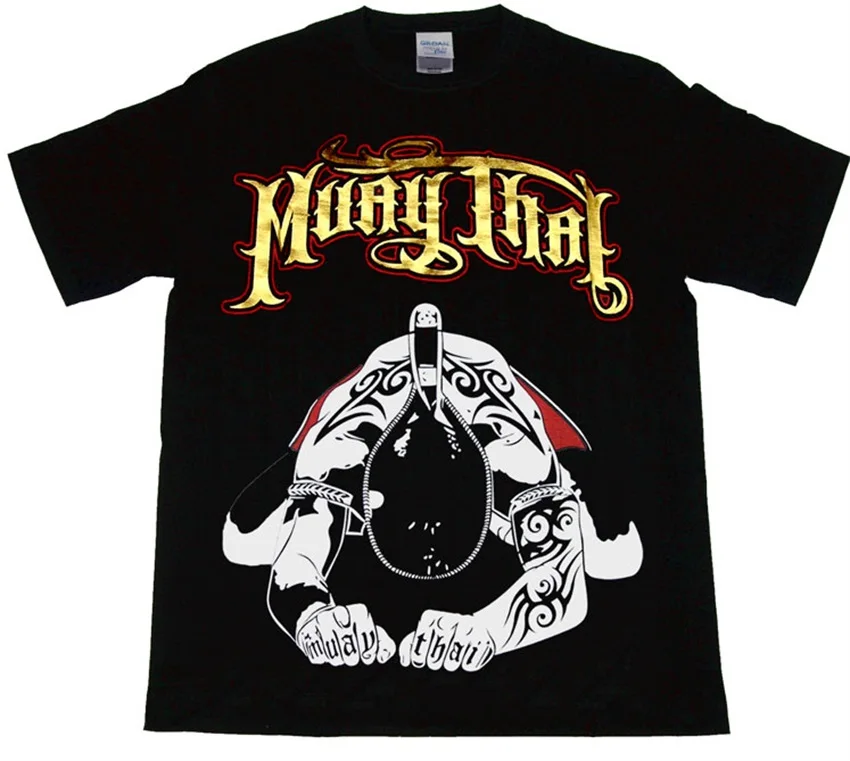 Красная футболка SUOTF Buakaw до колена для боевых искусств|boxing clothing|tiger muay thai clothingthai