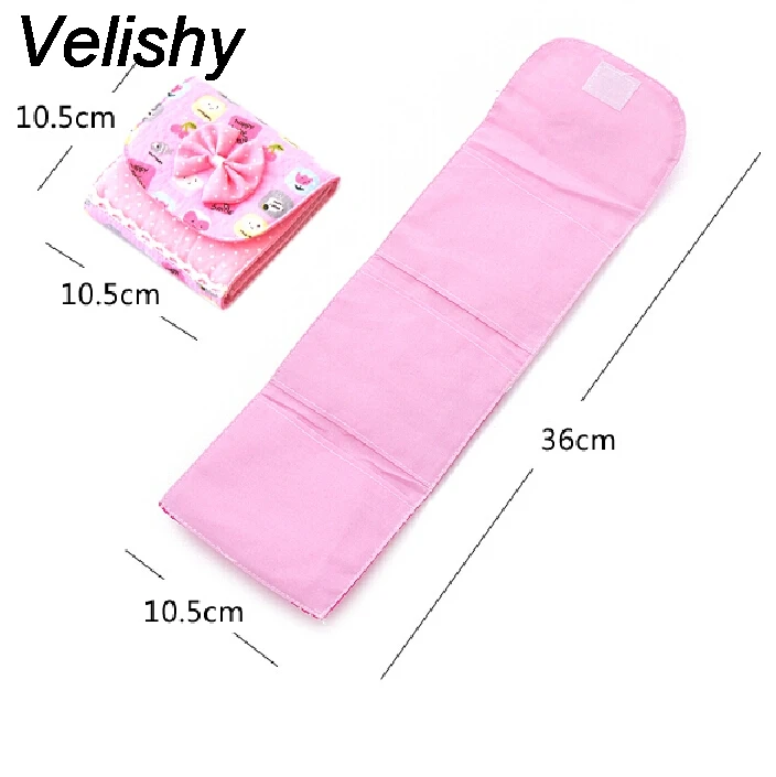 1 шт. бархатные менструальные прокладки в случайном цвете хлопковые