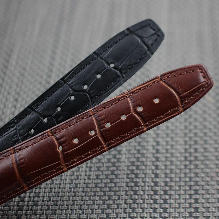 

20mm 22mm Luxury Genuine Leather Watch Band Bracelet Black Strap IW500107 IW371446 Watchband For PORTUGIESER