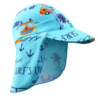 baohulu new swim cap swimming hat navy black blue fish shark cute toddler infant fancy cool summer vacation holiday car kids gym