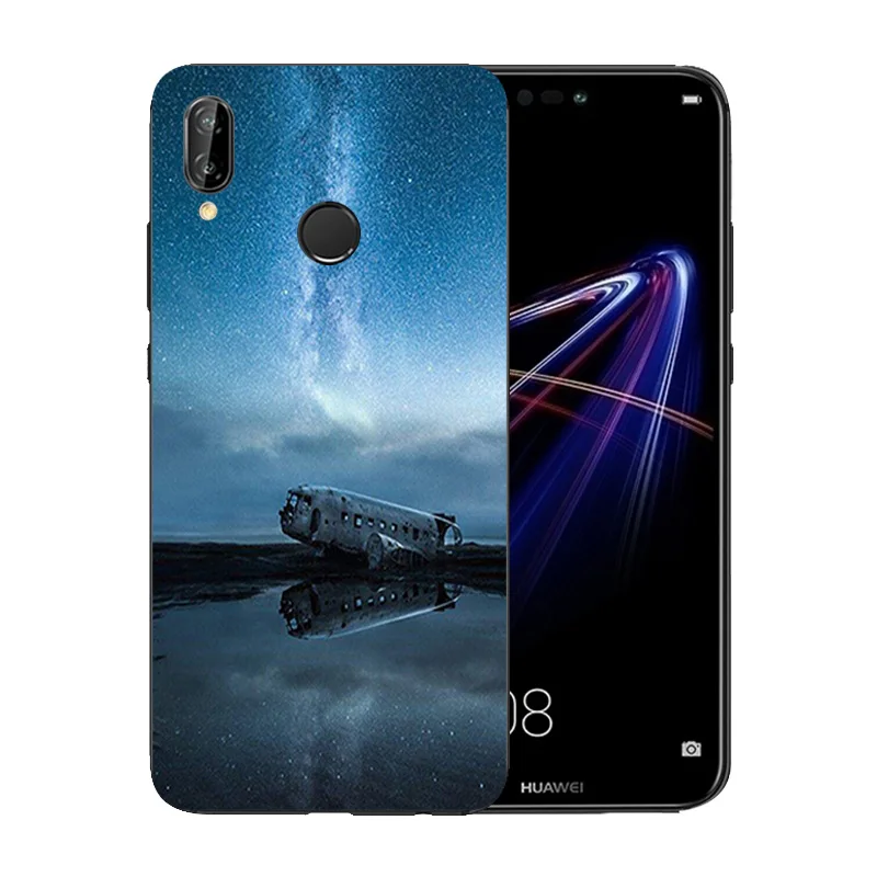 5 84 дюймов для Huawei P20 Lite противоударный чехол nova 3e с узором ночного неба тонкий