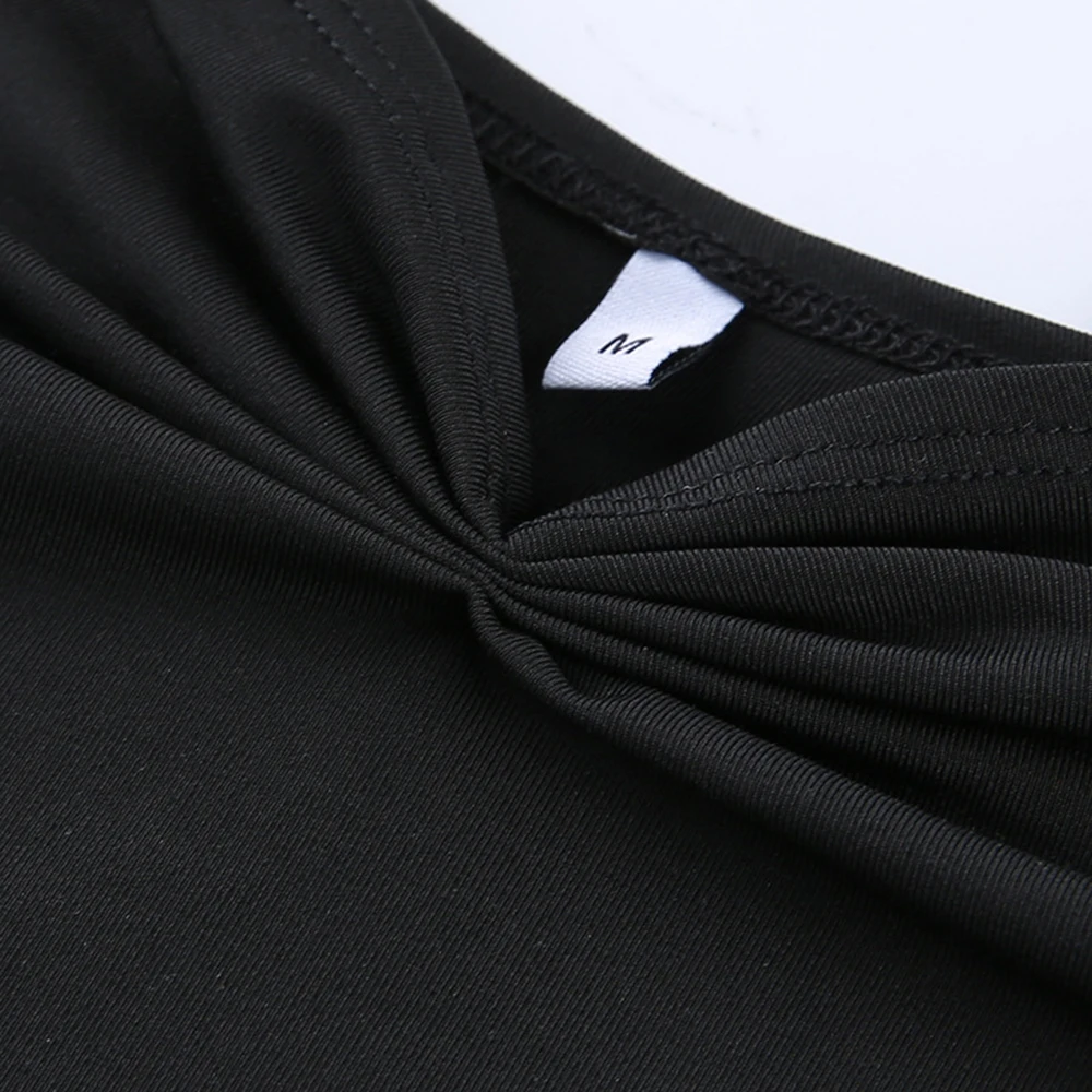 Черный белый цвет летние женские пляжные Повседневное Slim Fit Танк Футболки с