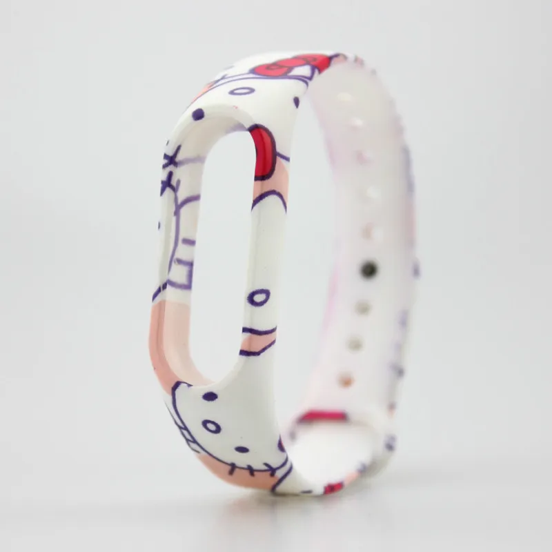 Цветочный Принт Заменить Чехлы для Mi Группа 2 Наручные Smart Watch Замена Корпуса |