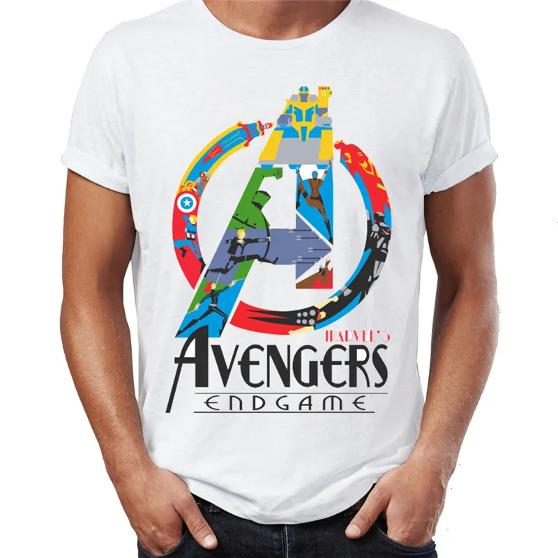 Футболка мужская Мстители Endgame Железный человек Старк смешной Artsy удивительное