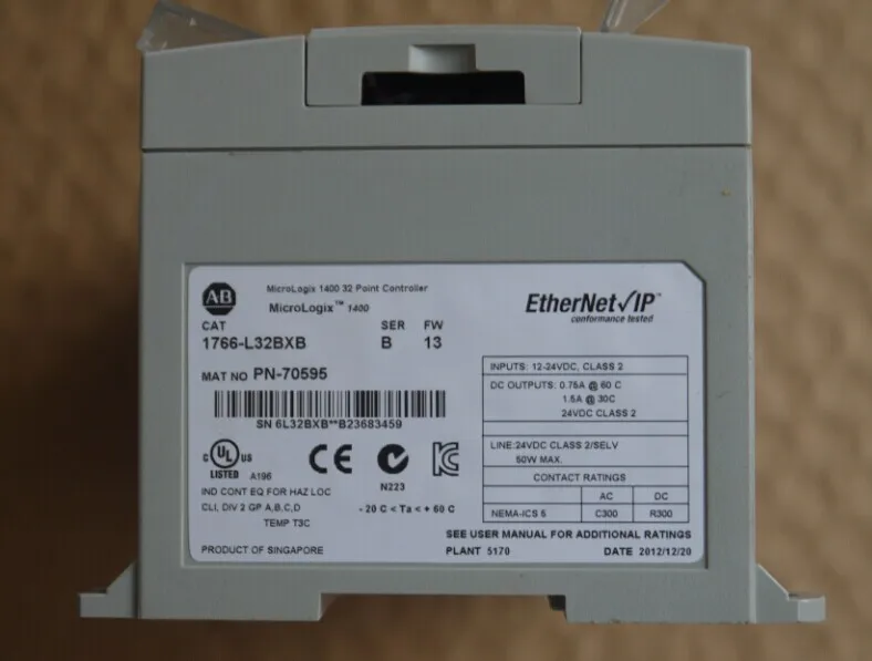 1 шт. используется 100% протестированный оригинальный ПЛК Модуль 1766 L32BXB Micrologix 1400 32