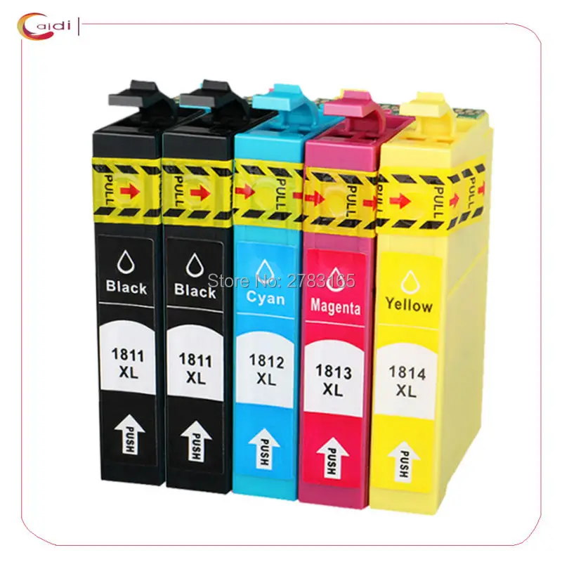 5 шт. совместимый чернильный картридж для t1811 Epson XP 402 405WH 405 215 312 415 412 315 212|ink