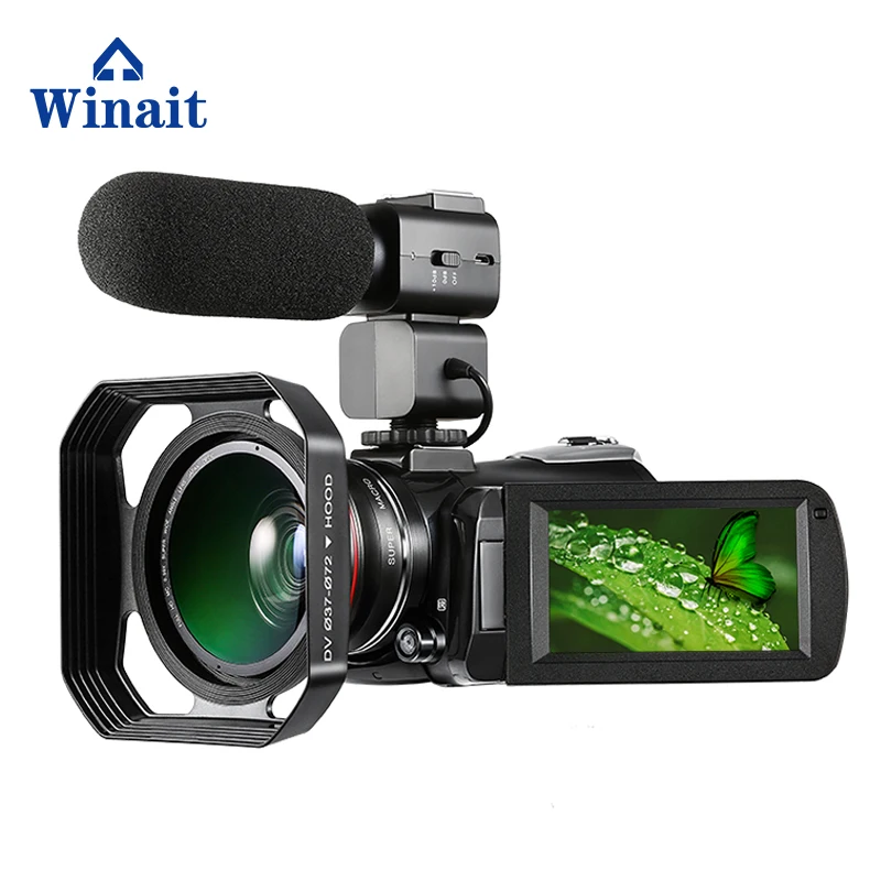 Winait UHD 4K wifi цифровая видеокамера ночного видения Цифровая с сенсорным